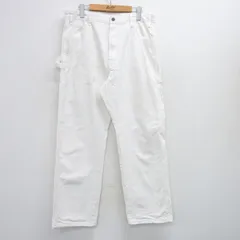 W36/古着 ディッキーズ Dickies ペインター パンツ メンズ シャーウィンウィリアムズ コットン 白 ホワイト 25jun16 中古 ボトムス ロング