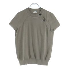 HERMES (エルメス) 23AW エクスリブリス ボタン クルーネック 半袖