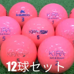 ロストボール ゴルフボール キャスコ KIRA モデル混合 ピンク 12球セット 中古 Aランク 特選 キラ ソフトな打感でぐんぐん伸びる大きな飛び！高輝度蛍光カラーで良く見える！1ダース 送料無料 カラーボールのサムネイル