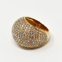 中古美品　スワロフスキー　リング　ゴージャス　ストーン　サイズ55 12.5g 管理番号ARCYKO3219