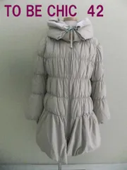 ★本日のみ価格★定価7万円トゥービーシックリバーシブルダウンコート美品 42 ☆本日のみ価格☆定価7万円トゥービーシックリバーシブルダウン