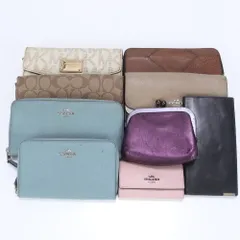 まとめ 9点 セット コーチ マイケルコース レザー 長財布 コイン キーケース ウォレット ラウンドファスナー レディース EUE CC5-9【中古】