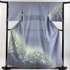 ドラゴン様M5103★ 着物淡雪 ★ 裄長サイズ　作家物　正絹　袷　辻ヶ花訪問着 ドラゴン様M5103☆ 着物淡雪 ☆ 裄長サイズ 作家物 正絹 袷 辻ヶ