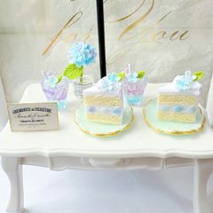 #560 ミニチュア　紫陽花セット　＊㉖