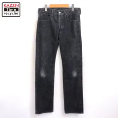 00s Levi's 501 先染めブラック デニムパンツ メンズ 表記W30 L32サイズ
