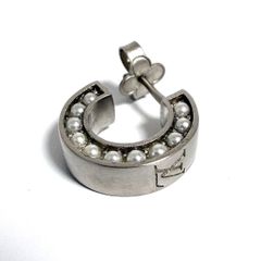 ルイヴィトン モノグラム フープピアス ロゴ - メルカリ