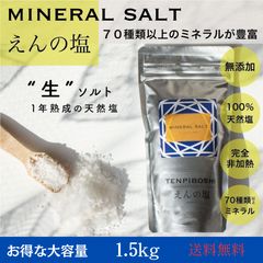 天然塩】えんの塩250g 天日干し 天日塩 完全非加熱 1年熟成 無