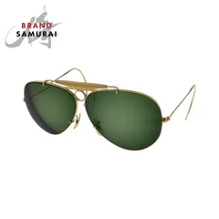 Ray-Ban レイバン ヴィンテージ シューター ゴールド グリーン チタン サングラス メンズ 503462【中古】