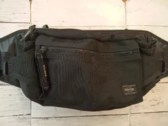 PORTER ポーター ボディバッグ ウエストバッグ HEAT ヒート マグライト付き 不動 ブラック