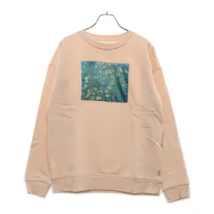 VANS (ヴァンズ) GOGH プリント スウェット トレーナー ピンク VN0A3QXJRCQ