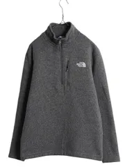 【お得なクーポン配布中!】 US企画 ノースフェイス ゴードン ライオンズ ハーフジップ フリース ジャケット メンズ L 古着 The North Face アウトドア プルオーバー 灰
