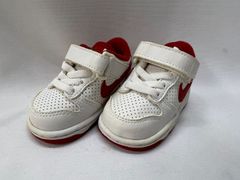 【大清水80-1-0827oa】NIKE ナイキ DUNK LOW ダンクロウ キッズ 白赤 サイズ9cm【中古】