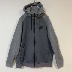 NIKE AIR グレー フード付きスウェット
