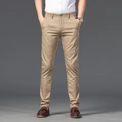 ストライプ柄 ゴルフパンツ メンズ ストレッチパンツ  紳士パンツ スキニー スラックス パンツ チノパン ストレッチ カジュアル 家庭洗濯可 春秋 mlfs01