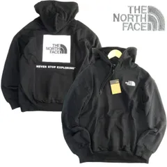 新品 THE NORTH FACE ノースフェイス COTTON NSE BOX LOGO HOODIE コットン ヌプシ ボックス ロゴ フーディー ブラック パーカー