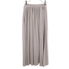 アーバンリサーチサニーレーベル ロング丈 フレアスカート FREE グレー URBAN RESEARCH Sonny Label ウエストゴム レディース