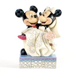 ミッキーとミニー 結婚式 ウェディング 16.8cm | ディズニー トラディションズ ジムショア グッズ フィギュア 人形 置物 彫刻 正規輸入品