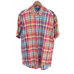 RALPH LAUREN ラルフローレン 半袖シャツ サイズ:s BLAKE チェック    レッド/ネイビー メンズ / 241005002481