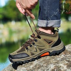 Hiking Boots, Trekking Shoes, Non-Slip, Waterproof, Snow Boots, Men's, Easy to Walk In, Large Sizes Available, Outdoor, Walking Shoes, Comfortable to Walk In