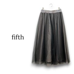 フィフス fifth チュール プリーツスカート