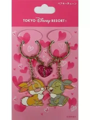 【中古】雑貨 ミスバニー＆とんすけ ペアキーチェーン 「バンビ」 東京ディズニーリゾート限定