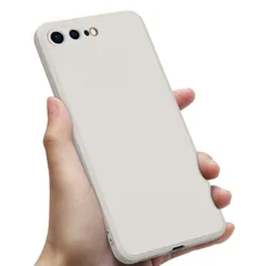 【人気商品】iPhone8 plus ケース iPhone7 plus ケース 耐衝撃 薄型 スリム シリコン iPhone8 plusカバー TPU カメラ保護 ワイヤレス充電 ケース ストラップホール 指紋 防止 スマホケース ベージュ 白0200-22