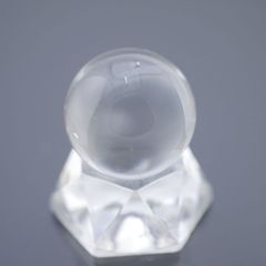天然本水晶 丸玉 25.2g 26.3mm 天然石・置物　厄除け 浄化 クリスタルスフィア