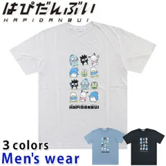 はぴだんぶい 半袖 Tシャツ メンズ ポチャッコ ペックル サンリオ グッズ HV1152-189A