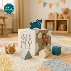 メリーマイヤー ライカ ウッドシェイプソーター 13.5cm | Leika 知育 玩具 ベビー 赤ちゃん 用品 かわいい ファーストトイ モンテッソーリ Mary Meyer 木製 積み木 正規輸入品