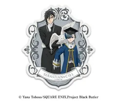 【新品/公式】黒執事 -寄宿学校編-_トラベルステッカー 6 セバスチャン・ミカエリス&シエル・ファントムハイヴ 公式グッズ colleize