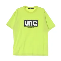 L LMC LOSTMANAGEMENTCITIES(ロストマネージメントシティ) ライム ロゴ プリント 半袖 Tシャツ