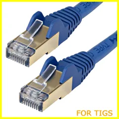 【新着商品】StarTech.com カテゴリ6a LANケーブル 5m ブルー ツメ折れ防止RJ45コネクタ CAT6aイーサネットケーブル 6ASPAT5MBL