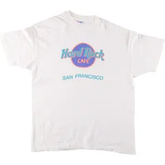 古着 90年代 ヘインズ Hanes HARD ROCK CAFE SAN FRANCISCO ハードロックカフェ サンフランシスコ アドバタイジングTシャツ/eaa577152のサムネイル