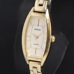美品 SEIKO TISSE セイコー ゴールド シェル文字盤 稼働 - メルカリ