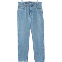古着 90年代 リーバイス Levi's 505 REGULAR FIT STRAIGHT LEG テーパードデニムパンツ USA製 メンズw32相当 ヴィンテージ/eaa417287
