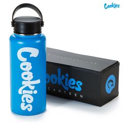 COOKIES WATER BOTTLE【BLUE】 (クッキーズ アパレル 服 通販 ウォーター ボトル 水筒 ロゴ)