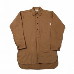 【30％OFF】MONUMENT グランパシャツ プルオーバー カーキ　S