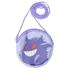 【メール便】ポケットモンスター キッズポシェット PUネックポーチ ゲンガー ポケモン マルヨシ コインケース 小物入れ キャラクター グッズ 