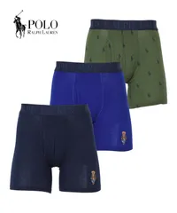 ラルフローレン ボクサーパンツ メンズ セット 3枚 前開き 下着 ポロベア polo ralph lauren prl ロング s m l xl タヒチベアネイビーセット 正規品 新品 男性 518472