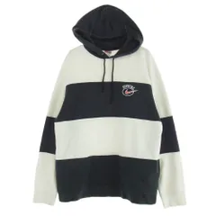 Supreme シュプリーム 19SS NIKE stripe hooded sweatshirt ブラック系 ホワイト系【中古】のサムネイル