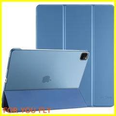 【特価商品】ProCase iPad Pro 12.9 ケース 第6/5/4/3世代に適用（2022 2021 2020 2018）、 スリム 三つ折り スタンド スマートカバー Pencilのペアリングと充電に対応 - ブルー