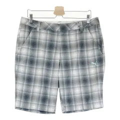 サイズ：XL PUMA GOLF プーマゴルフ  ハーフパンツ チェック柄 グレー系 [240101445538] ゴルフウェア メンズ ストスト