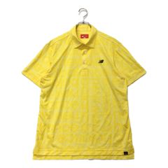 中古 メンズ ニューバランスゴルフ New Balance golf 半袖ポロシャツ 6(LL) イエロー ストレッチ