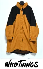 新品 WILD THINGS マウンテンパーカー M(WOMEN) オレンジ ワイルドシングス CHAMONIX OVER COAT シャモニー