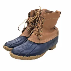 80s L.L.Bean エルエルビーン 6ホールビーンブーツ ハンティングブーツ ブラウン ヴィンテージ オールド ネイビー サイズ US 8