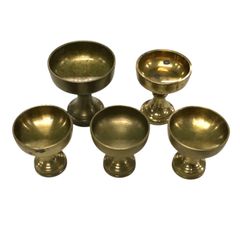 仏飯器　5個まとめ売り　真鍮製　仏具