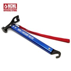 ★アウトレット★ NCNL ペグハンマー テントハンマー キャンプハンマー 軽量 キャンプ ソロキャンプ アウトドア用品 キャンプ用品 ストラップ付き (ブルー)