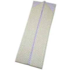 重ね衿 ラメ入り正絹の二重伊達衿（イエロー系＆パープル系） 成人式 振袖 卒業式 袴 二尺袖 訪問着 謝恩会 