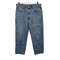 Levi's 550 デニムパンツ W38 ブルー リーバイス ジップアップ カジュアル アメカジ ジーンズ 古着卸 アメリカ仕入 2506-505