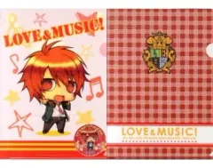 【中古】クリアファイル 一十木音也 A4クリアファイル＆缶バッジセット「うたの☆プリンスさまっ♪」